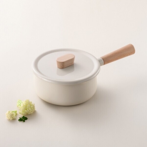 락앤락 슈트 IH 멜로우 법랑 편수냄비 (18cm)_이미지