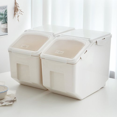 네이쳐리빙 ㅤ릴리브 밀폐형 쌀통 10kg_이미지