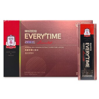 정관장 <b>홍삼정</b> 에브리타임 리미티드 10ml 50포