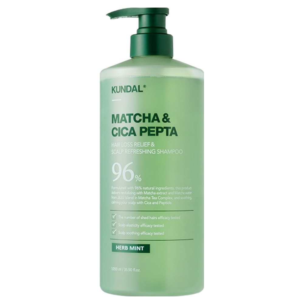 쿤달 말차 앤 시카펩타 탈모샴푸 1050ml (6개)_이미지