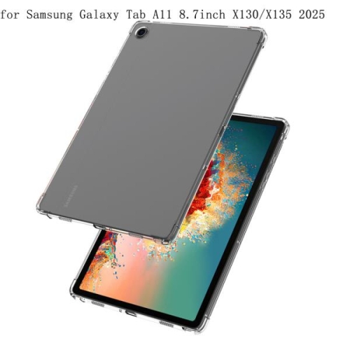 삼성 탭 A11 8.7인치 SM-X130 /A11 플러스 11인치 2025 케이스 에어백 클리어 커버 푼다 소프트 T
