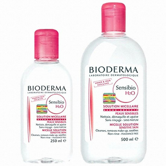 바이오더마 센시비오 H2O 클렌징 워터 500ml (1개+250ml 1개)_이미지