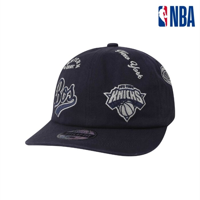NBA 남녀공용 팀 그래픽 얕은 소프트 대두볼캡265AP274