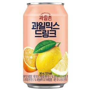해태음료 과일촌 과일믹스 드링크 340ml (24개)_이미지