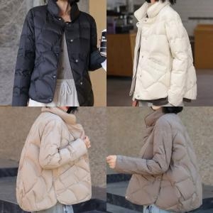 다운 화이트덕 여성 경량 패딩 가을 겨울 점퍼 숏 코트 잠바