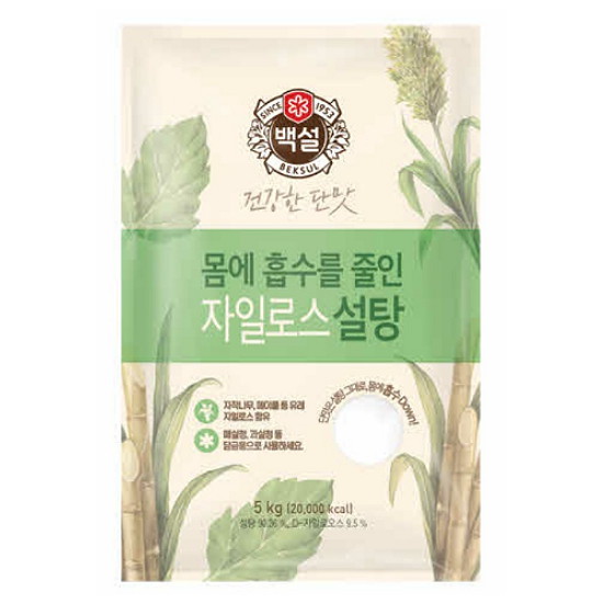 백설 몸에 흡수를 줄인 자일로스 설탕 5kg (4개)_이미지