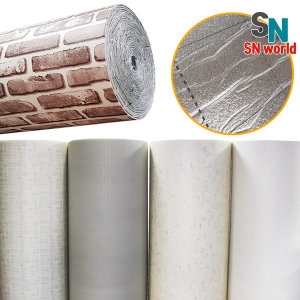 [불명] 단열벽지 20M 대용량 도매가 폼블럭벽지 단열벽지_이미지