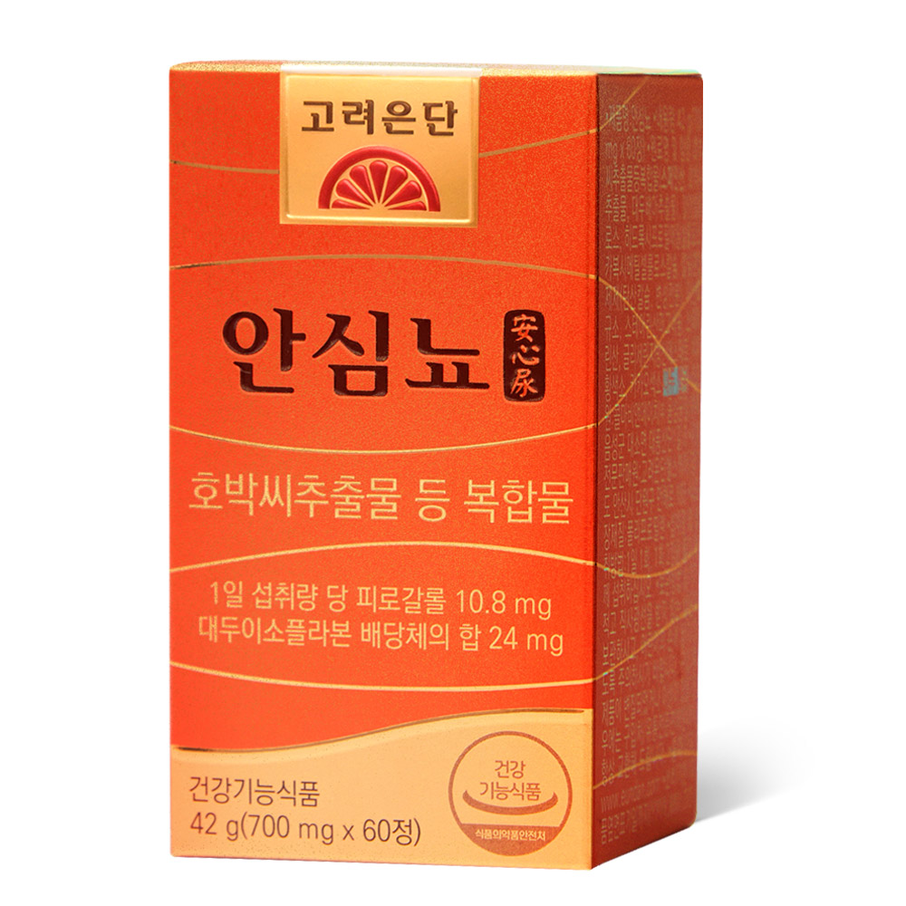 고려은단 안심뇨 700mg 60정이미지입니다. 누르면 해당 게시물로 새창이동합니다.