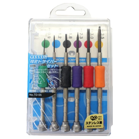 베셀 시계 드라이버 세트 TD-55 (6pcs)_이미지