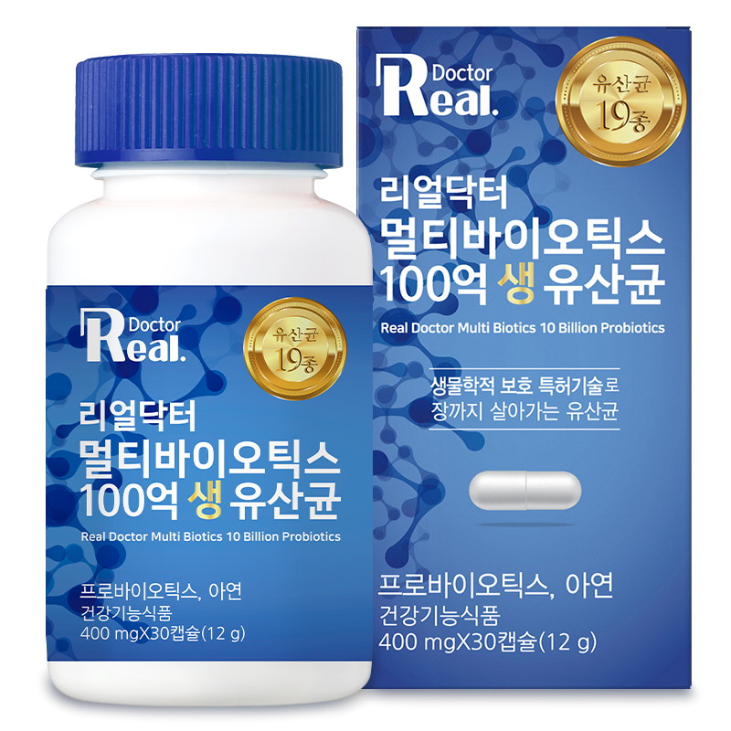 리얼닥터 멀티바이오틱스 100억 생 유산균 30캡슐