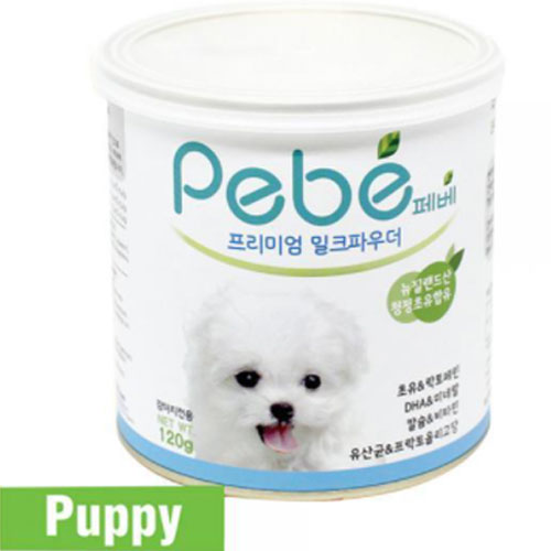 유카누바 ㅤ페베 강아지분유 프리미엄 밀크파우더 120g (1개)_이미지