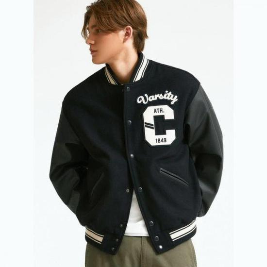 후아유 유니 바시티 자켓 WHJJD4T12U