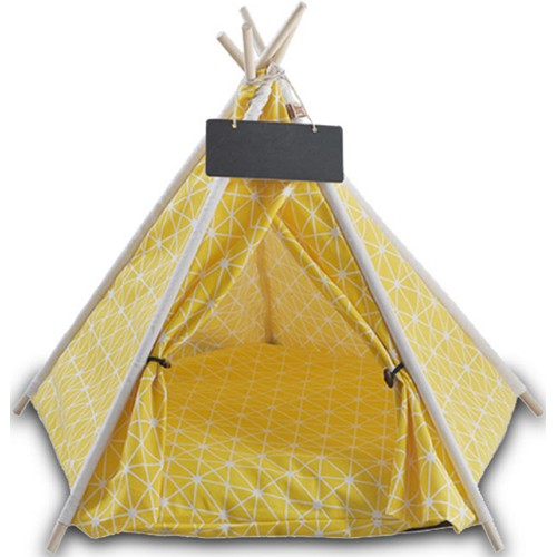 폼폼이 인디언 텐트 옐로우
