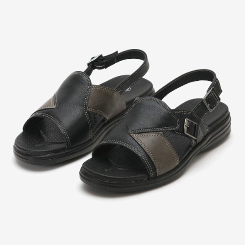 여름 국산 남성 캐주얼 가죽 조리 샌들 WW-SE- SANDAL-블랙 32045146