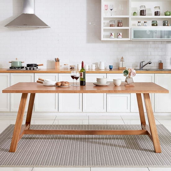 디자이너스룸 데니쉬모던 모스트 원목 식탁 2000 (포르의자5개+벤치1개)_이미지