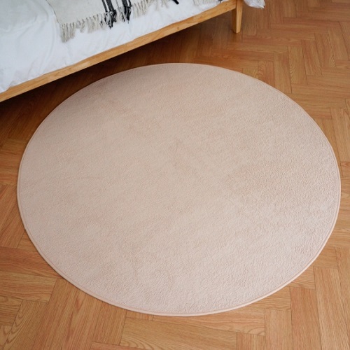 인룸 플레인소프트 원형 러그 (100cm)_이미지