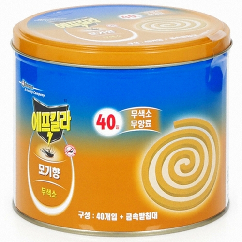 한국존슨 에프킬라 모기향 40개입 (1개)
