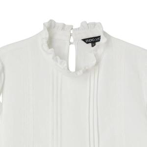 랩 LAP 프릴카라 레이스블라우스 AR4WBA67_이미지