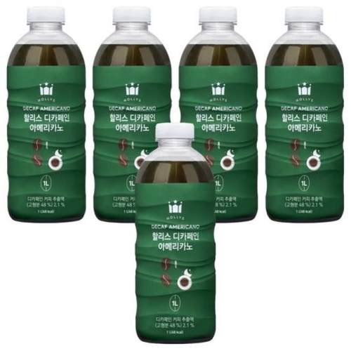 할리스 디카페인 아메리카노 1L (5개)