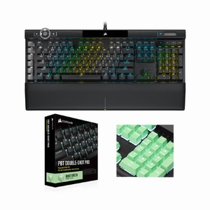 CORSAIR K100 RGB OPTICAL 영문+PBT Double-shot Keycaps Pro