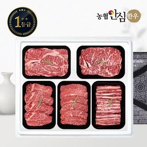 농협안심한우 1++등급 한우 선물세트 구이6호 2kg (1개)_이미지