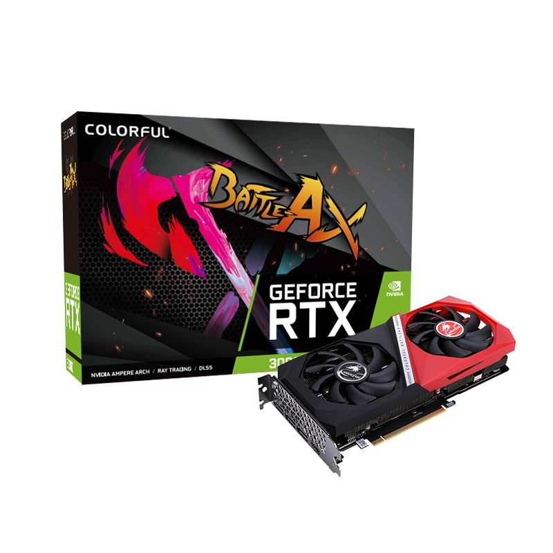 COLORFUL 지포스 RTX 3060 토마호크 DUO V2 D6 12GB LHR_이미지