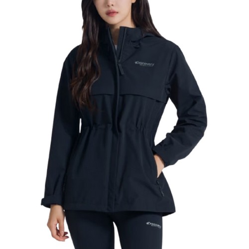 디스커버리 익스페디션 미드기장 3L 윈드자켓 DWWJ4B044-BKS_이미지