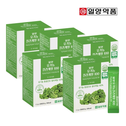 일양약품 일양 유기농 컬리 케일 100 1.1g 30포 (5개)_이미지