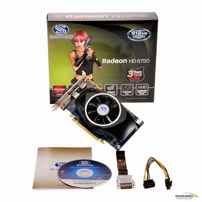 SAPPHIRE �󵥿� HD 6750 D5 512MB