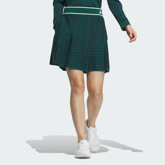 아디다스 PRIMEKNIT 하운드투스 플리츠 스커트 IM7265