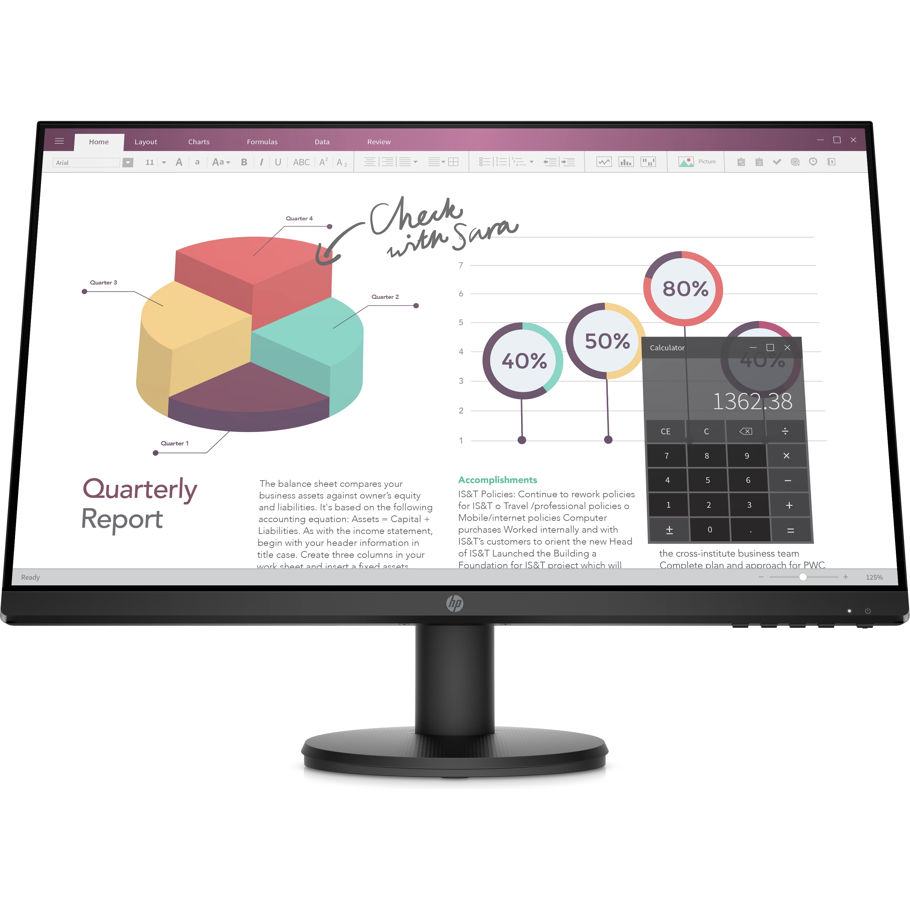 HP ProDisplay P24V G4