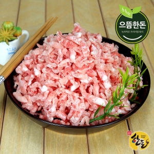 초록원 으뜸한돈 1등급 한돈 냉동 뒷다리살 다짐육 300g (1개)_이미지