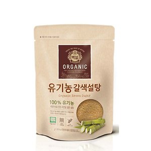 CJ제일제당 백설 유기농 갈색설탕 1kg (2개)