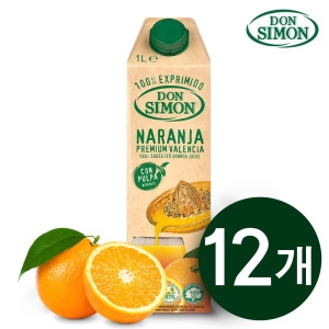 JGC,S.A 돈시몬 착즙 오렌지 주스 1L (12개)_이미지