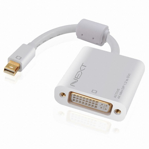 �������������ͽ� �ؽ�Ʈ Mini DP 1.2 to DVI ������ (NEXTLINK-MDPD171 Active)
