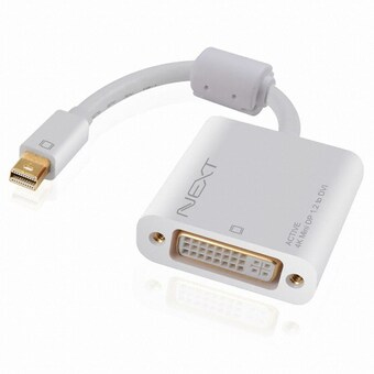 이지넷유비쿼터스 넥스트 <b>Mini</b> <b>DP</b> 1.2 <b>to</b> DVI 컨버터 (NEXTLINK-MDPD171 Active)