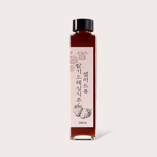 남도식초 하화숙 천연발효 딸기 드레싱식초 200ml (1개)_이미지