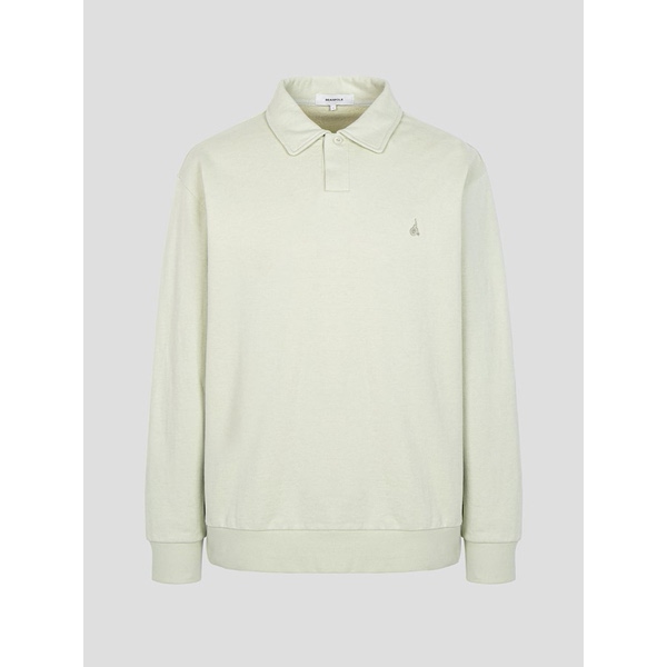 빈폴 캐시미어혼방 버튼 칼라넥 스웨트 셔츠 BC4X41C31L이미지입니다. 누르면 해당 게시물로 새창이동합니다.