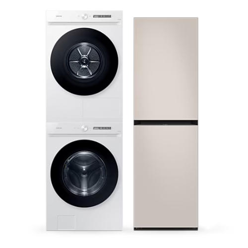 삼성전자 비스포크 AI WF24CB8850BW + DV22DB8890BW + 에어드레서 DF24CB9600ER