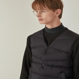  알레그리 남성 블랙 다운 베스트_ARJU9D712BK