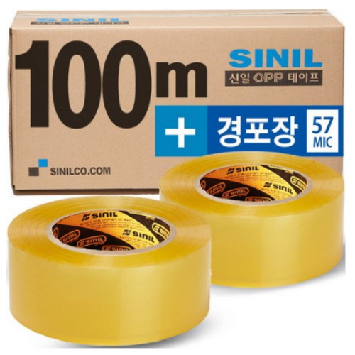 신일케미칼 경포장 박스테이프 48mm x 100m (40개)_이미지
