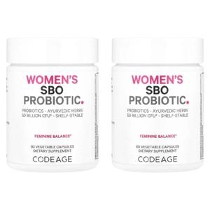 코드에이지 여성용 SBO 프로바이오틱 500억 CFU 60캡슐 (2개)_이미지