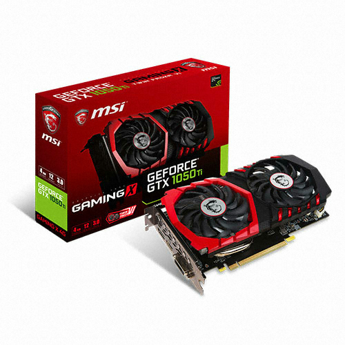 MSI 지포스 GTX1050 Ti 게이밍 X D5 4GB 트윈프로져6
