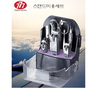 쓰리세븐 손톱깎기/스탠드미용세트B 크롬 091C_이미지