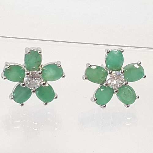 블루케이 그린에메랄드 원석귀걸이240303-16탄생석_이미지