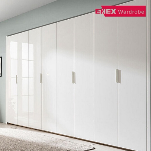 에넥스 오션 화이트 글로시 붙박이장 실속형 (30cm)_이미지