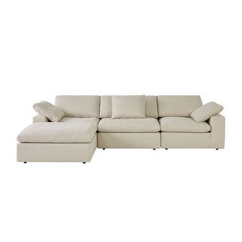 까사미아 캄포구스30 클래식 패브릭 소파 4인용 (스툴포함)_이미지