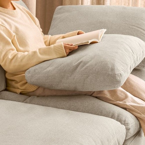 까사미아 캄포구스30 클래식 패브릭 소파 4인용 (스툴포함)_이미지