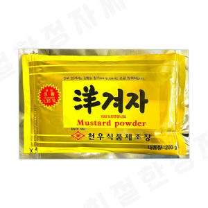 천우식품 양겨자 200g (10개)
