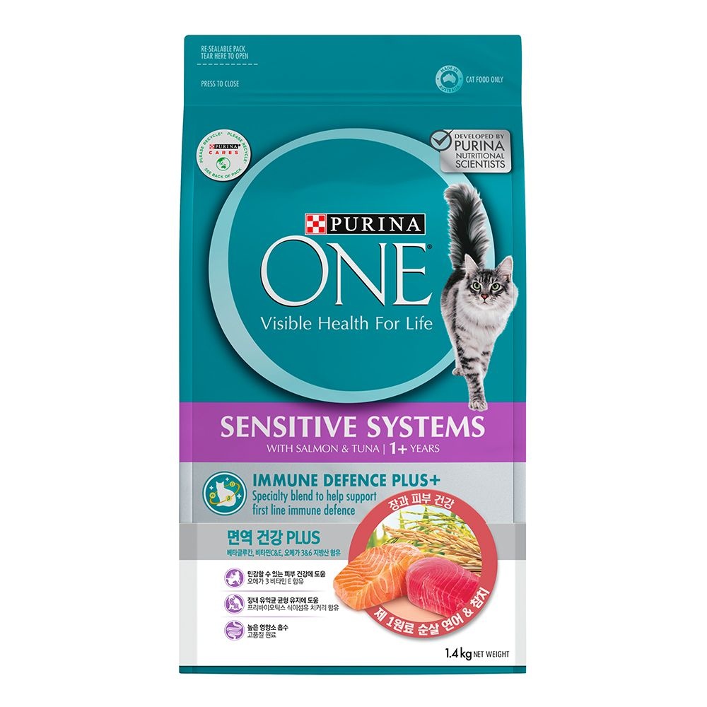 퓨리나 원(ONE) 1세 이상 장과 피부 건강 1.4kg (1개)_이미지
